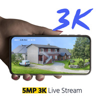 ANNKE Système de Surveillance DVR CCTV Professionnel 8 Canaux 3K 5MP avec Caméra Analogique Intelligente à Double Lumière, Détection de Mouvement et Microphone