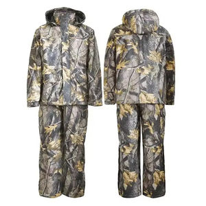 Ensemble de chasse pour hommes d'extérieur, manches longues, respirant, softshell, imprimé camouflage, ensembles OEM, vente en gros d'automne pour hommes, costume de chasse pour hommes - Product Image 3