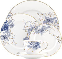Luxuriöses Hochzeits-Keramik-Geschirr im Amerikanischen Stil, Bone China Steak-Teller und Schüsseln, Maßgefertigte In-Glasur-Dekoration, Umweltfreundlich