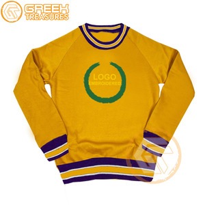 Sudadera bordada de lana de algodón Omega personalizada Fraternidad de alta calidad griega Psi hombres sudaderas transpirables Sorority - Product Image 2