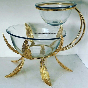 Cuenco decorativo de aluminio de lujo moderno Vintage de aspecto Premium caliente gratis para decoración del hogar frutas secas decoración de oficina regalos - Product Image 6