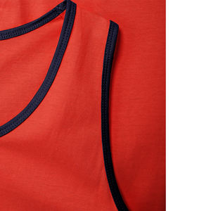 Camiseta sin mangas OEM personalizada con logotipo personalizado para hombre, camiseta sin mangas acanalada a la moda de alta calidad para hombre, gimnasio, 95% de algodón 5% - Product Image 3