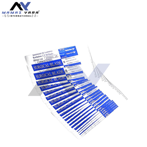 Mango de bisturí de alta calidad #4 con cuchillas de acero al carbono-Juego de 20 #20 cuchillas incluidas-Kit de instrumentos quirúrgicos de precisión - Product Image 3