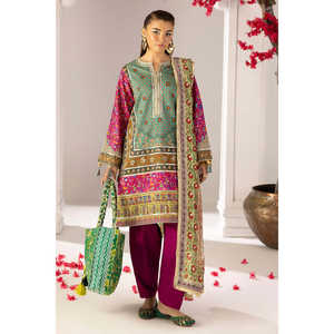 Conjunto de traje de 3 piezas estampado para mujer con dupatta CL-62139 - Product Image 3