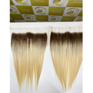 Extensions de cheveux humains bruts de meilleure qualité pour la fabrication de perruques Blonde 13*4 Bonestraight HD Lace Frontal pouces, vente d'automne - Product Image 3
