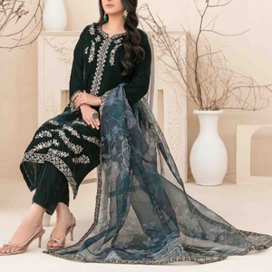 Vestido Clásico de Terciopelo al por Mayor, Tela Suave, Elegante para Fiestas, Reversible, de Secado Rápido, Alta Calidad, Marca Privada, Hecho en Fábrica, Venta al por Mayor - Product Image 2