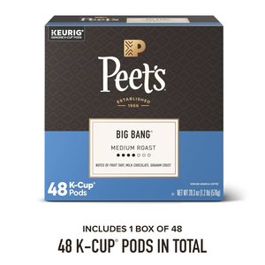 Peet's Coffee, Medium Roast Keurig K-Cup Pods, 100% Arabica Coffee - Big Bang 48 Count - Product Image 3