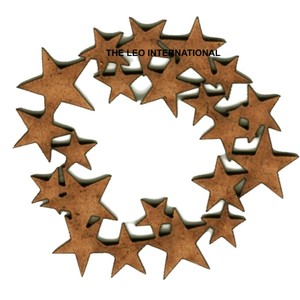 พวงมาลาเคลือบทองทรงกลมทำด้วยมือทำจากโลหะอลูมิเนียมแฮนด์เมดสไตล์แฟนซี - Product Image 2