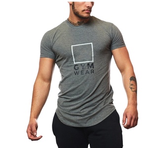 T-shirt de sport respirant à compression personnalisé pour homme, séchage rapide, vêtements de fitness athlétiques avec design vierge pour l'entraînement - Product Image 4