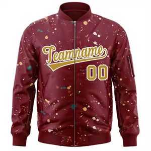 Fabricant d'usine direct vestes de baseball de sports d'hiver matériel et Logo sur mesure veste universitaire de qualité professionnelle - Product Image 2