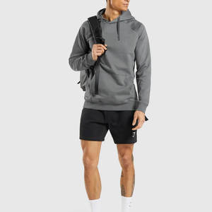 Slim Fit Cotton / Polyester Fabric Gym Hoodie Fitness Wear Online Available Different Sizes Gym Thermal Hoodie - Product Image 4