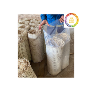 Material de cincha de ratán tejido a mano ecológico de alta calidad para proyectos de muebles de bricolaje - Product Image 4