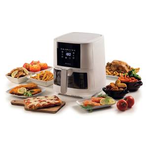 Freidora de Aire Blanca Individual de 1300W, 8 en 1 y 6 Litros de Capacidad, Modelo 00C462603AR0 FRIGGITRICE AD AIRY FRYER - Product Image 2