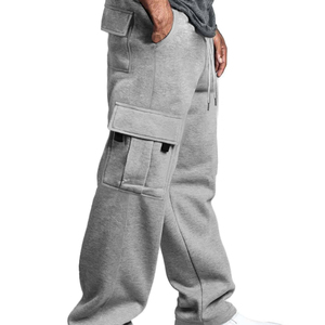 Pantalon de survêtement de haute qualité pour pantalon de survêtement unisexe à taille unie avec poche personnalisable pantalon de survêtement de style décontracté - Product Image 1