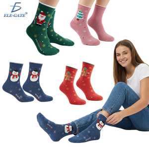 Calzini Termici Natalizi Super Confortevoli per Uso Quotidiano, Taglia Unica, Morbidi ed Elastici con Motivo a Fiocchi, Confezione Monouso Calda - Product Image 1