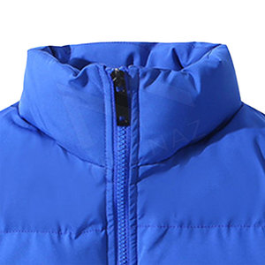 Servicio OEM, Chaqueta Acolchada Impermeable con Capucha y Logotipo Personalizado para Hombre, con Exterior de Seda y Diseño de Burbujas, Chaqueta de Invierno - Product Image 2