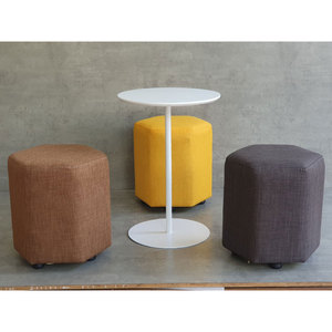 Ensemble de canapés de réception contemporains avec 3 ottomanes CBSF68030 - Product Image 6