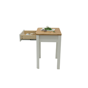 Commode scandinave en métal et acajou avec miroir, bois massif, luxe européen pour salon et chambre à coucher - Product Image 4