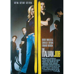 Modern Italian Job <b>Poster</b> Stylish Wall Decor Made of Paper - Product Image 1