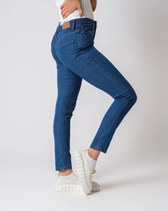 New Fashion Style <b>Soft</b> Slim Breathable Casual Denim High Waist Stretch Skinny Pants Women 100% Cotton Eco-Friendly Quick Dry - Product Image 5