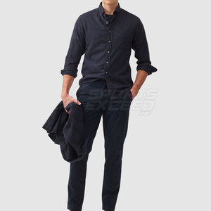 Pantalón de Algodón Casual Ligero de Corte Recto, Transpirable y de Secado Rápido, de Cintura Media, de Alta Calidad en Venta al Por Mayor - Product Image 4