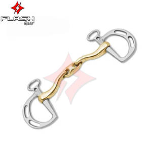 Bit à anneau en D universel en forme de D écologique personnalisé de haute qualité en acier inoxydable Western Dutch Gag Bit - Product Image 3