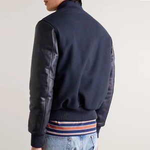 Veste d'hiver en laine de haute qualité pour hommes coupe-vent chaud style universitaire de baseball avec broderie High Street - Product Image 5