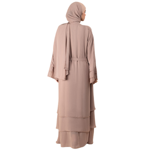 High Quality Quick Dry Breathable Ladies Abaya Kimono <b>Cardigan</b> New Modest Islamic Professional Muslim Clothing Plus Size - Product Image 5
