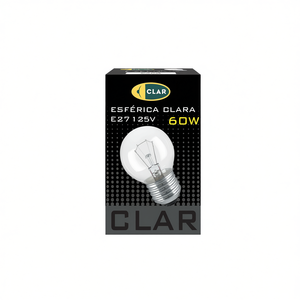 Ampoule sphérique incandescente transparente E27 60W - Product Image 2