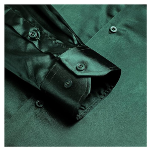 เสื้อเชิ๊ตผู้ชายแบบติดกระดุมเสื้อเชิ๊ตผู้ชายเสื้อเชิ๊ตผ้าย้อมสีแบบปกติ - Product Image 5