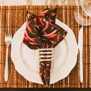 Servilleteros de alambre de Metal electrochapado en oro ajustable, servilletero para vacaciones, vajilla de Halloween, regalos para fiestas - Product Image 3