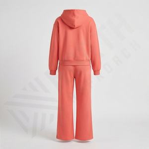 ชุดเซ็ตสเวตสูทพิมพ์ลายสกรีนสำหรับผู้หญิง เสื้อฮู้ดมีซิป ชุดลำลองสองชิ้น ชุดจ็อกเกอร์ ชุดแทรคสูท ชุดออกกำลังกายสำหรับผู้หญิง - Product Image 2