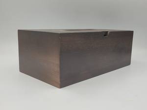 Huhipro Color nogal OEM/ODM Hotel Supplies 23,5x12,5x8,5 cm Vietnam Minimalista Tissue Preservation Caja de pañuelos de alta calidad - Product Image 2