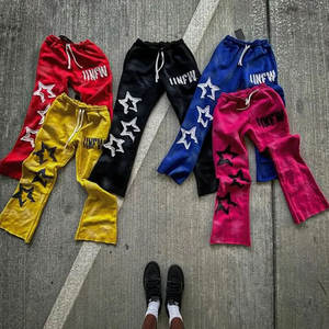 กางเกงวอร์มของผู้ชายแบบมีสไตล์วิ่งได้ตามต้องการ500ผ้าปะติดซัก GSM - Product Image 6