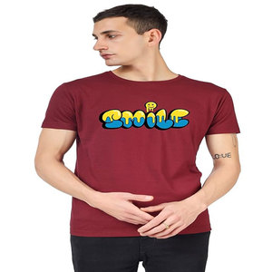 Camiseta corta boxy Fit de alta calidad para hombre, camiseta informal de gran tamaño, camiseta personalizada en blanco para hombre - Product Image 1