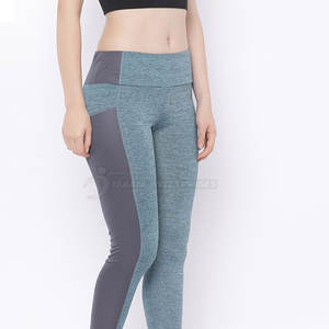 Mallas de cintura alta informales para mujer más vendidas, de algodón 100% material transpirable, ropa deportiva personalizada de fábrica - Product Image 2