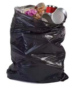 Bolsa de basura degradable de plástico negro grande de Vietnam de 100-200 galones Bolsas de basura industriales gruesas - Product Image 1