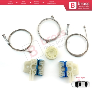 Kit de réparation de lève-vitre avant droit BWR1086 pour Tiguan MK1 5N 2007-2018 SUV 5 portes 5N0837462 - Product Image 2