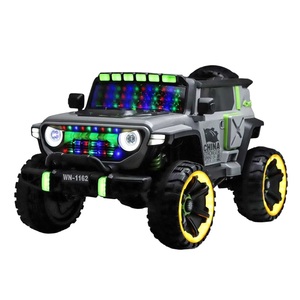 Coche eléctrico para niños de 12V y 10Ah con control remoto, 2 asientos, rueda de repuesto, coche eléctrico para niños todo terreno - Product Image 1