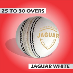 Pelota de críquet de cuero blanco Jugur duradera de la mejor calidad de KC ENTERPRISES 156gm-160gm paquete 6 estándar internacional todos los deportes - Product Image 6