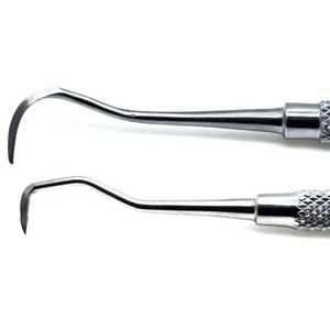 Instrumentos médicos Sondas dentales de doble punta Acero Endo Explore Cureta dental Manual de acero inoxidable de alta calidad - Product Image 3