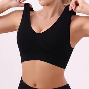 Conjunto de sujetador para mujer Sujetador deportivo de fitness atlético para mujer de alto apoyo Yog de alta calidad con característica transpirable Estilo simple - Product Image 3