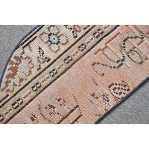 Alfombra de lana clásica Beige marrón de 2,5X1,5 pies, diseño de retazos turco para entrada, sala de estar o dormitorio, respaldo de látex - Product Image 5