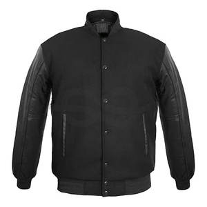OEM personalizado de alta calidad para hombre chaquetas de tela de pana mantener caliente bombardero Letterman chaqueta de béisbol para los hombres - Product Image 1