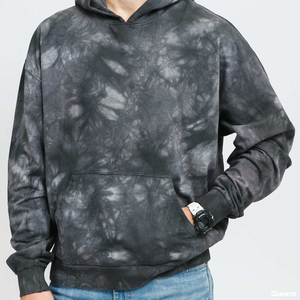 Sudadera con capucha de invierno sólida para hombres 100% algodón personalizado cremallera pulóver secado rápido transpirable sostenible al por mayor - Product Image 3