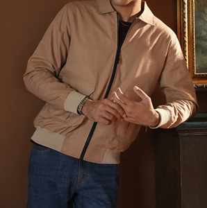 Blouson matelassé d'extérieur avec doublure rembourrée, style bomber, léger, streetwear, coupe-vent d'automne, avec fermeture éclair - Product Image 4