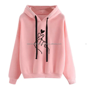 Sudadera con capucha lavada con ácido de tamaño completo para mujer, último estilo, ajuste holgado, tela transpirable suave, serigrafiado, cuello con capucha, logotipo frontal - Product Image 1
