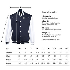 Veste universitaire coupe-vent personnalisée, teinte unie, veste Letterman pour hommes et femmes, parfaite pour les activités de plein air - Product Image 6