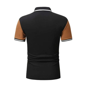 2025 Premium élégant 2 pièces hommes tenue ensemble à manches courtes boutonné t-shirt et short en gros - Product Image 5