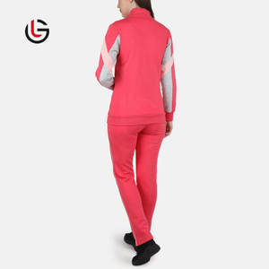 Qualité supérieure Hiver Femmes À Capuche Plus La Taille Deux Pièces Survêtement 100% Coton Polaire 280 GSM Personnalisable Conception Manches Longues - Product Image 3